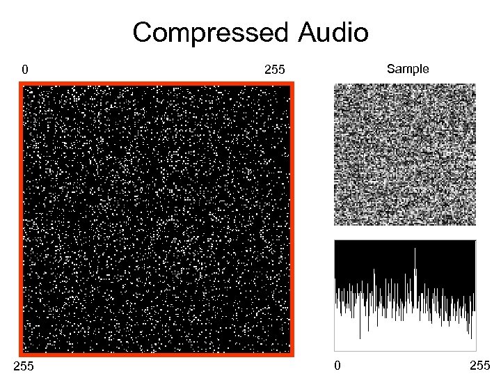 Compressed Audio 0 255 Sample 255 0 255 