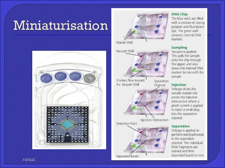 Miniaturisation PATELKI 