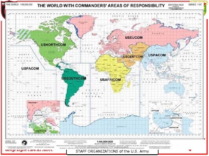 George Rogers Clark HS JROTC STAFF ORGANIZATIONS of the U. S. Army 