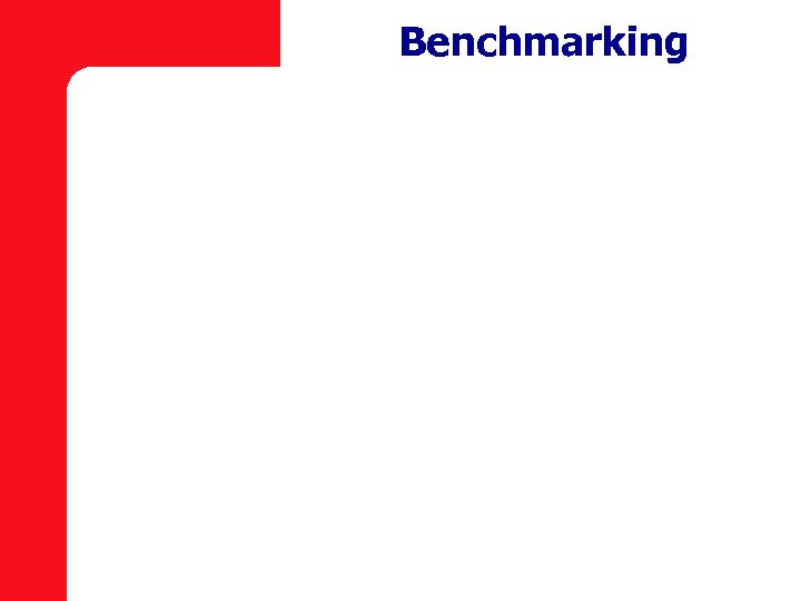 Benchmarking 