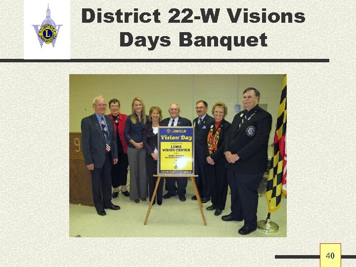 District 22 -W Visions Days Banquet 40 