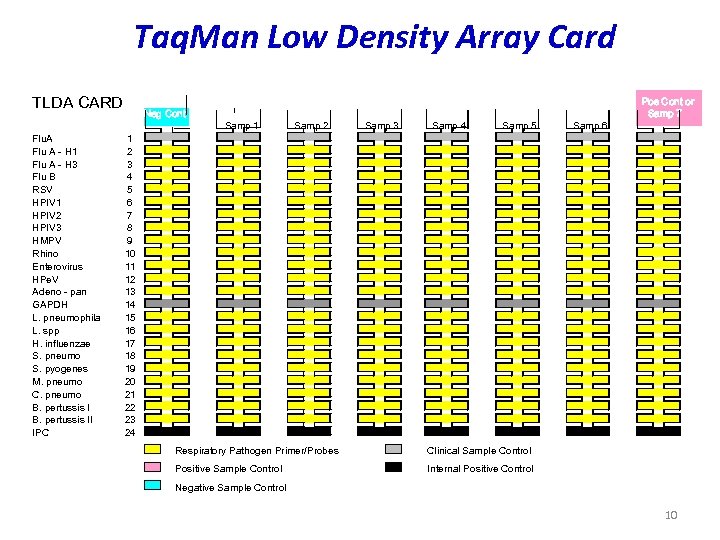 Taq. Man Low Density Array Card TLDA CARD Flu. A Flu A - H