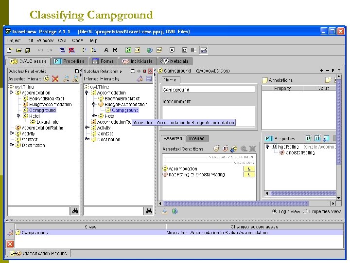Classifying Campground 