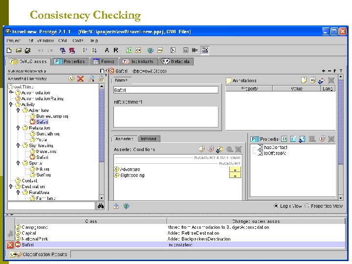 Consistency Checking 