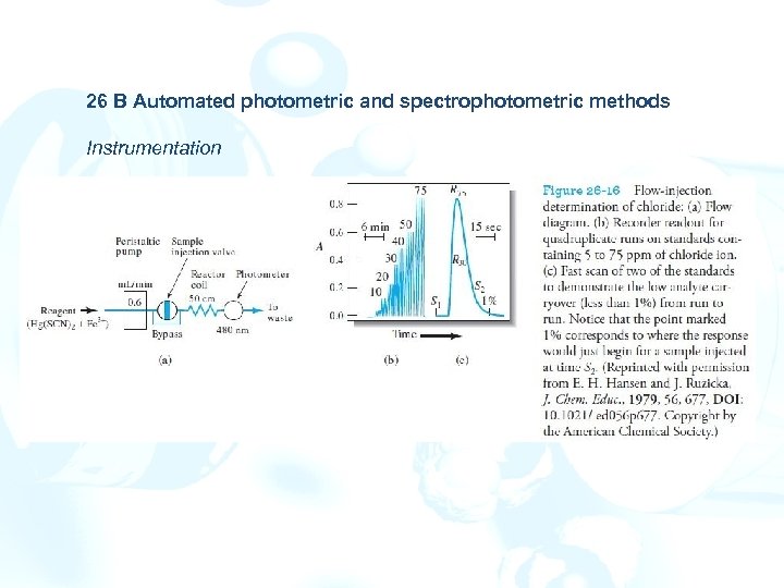 26 B Automated photometric and spectrophotometric methods Instrumentation 