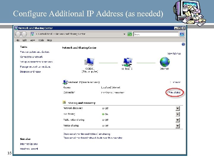 Configure Additional IP Address (as needed) 35 