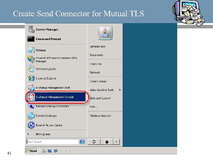 Create Send Connector for Mutual TLS 41 