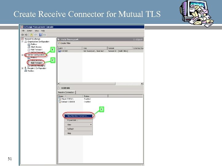 Create Receive Connector for Mutual TLS 51 