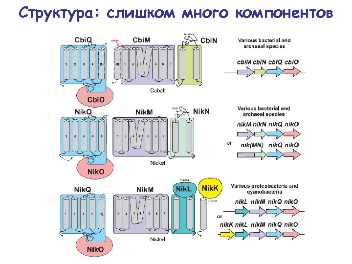 Структура: слишком много компонентов 