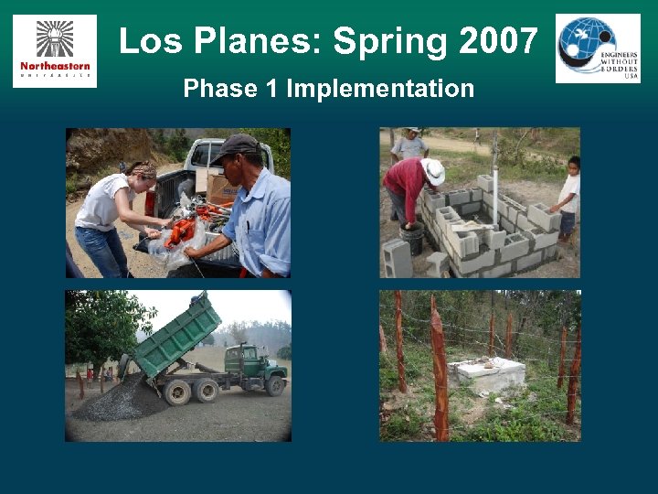 Los Planes: Spring 2007 Phase 1 Implementation 