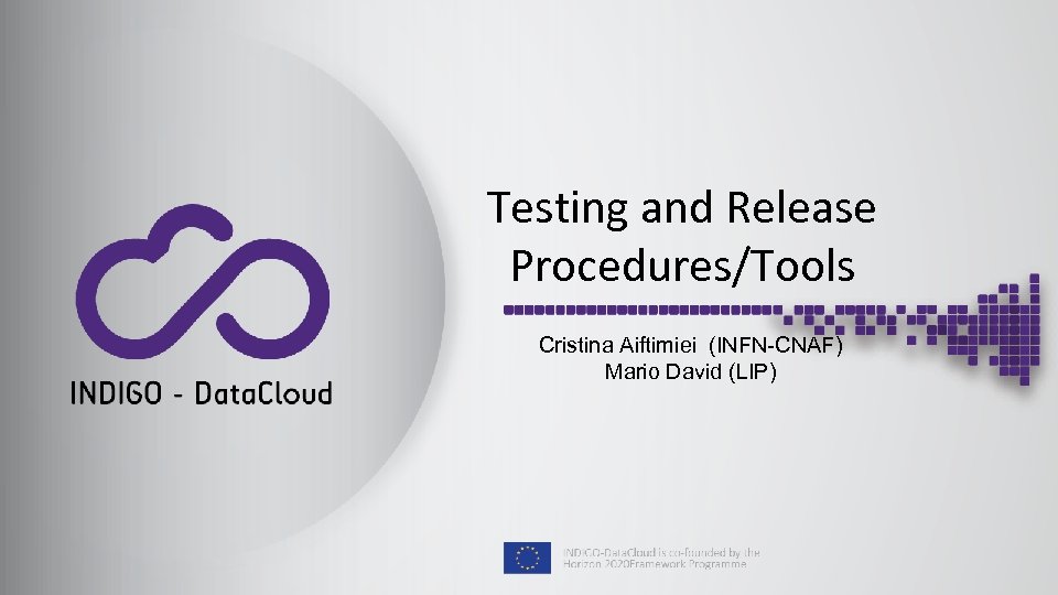Testing and Release Procedures/Tools Cristina Aiftimiei (INFN-CNAF) Mario David (LIP) 