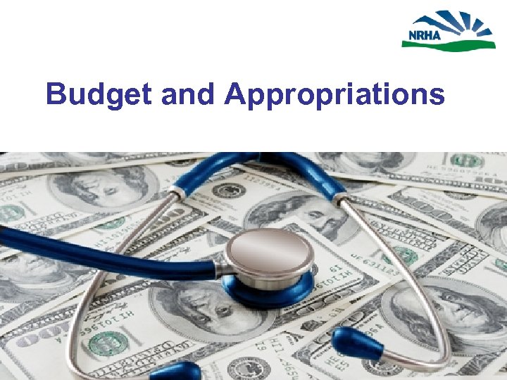 Budget and Appropriations APPROPRIATIONS MORE IMPORTANT THAN EVER. 