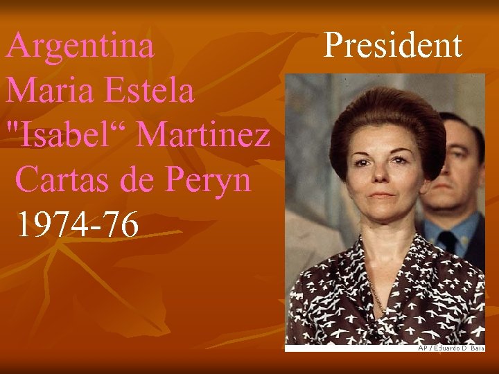 Argentina Maria Estela 