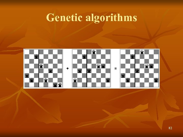 Genetic algorithms 82 