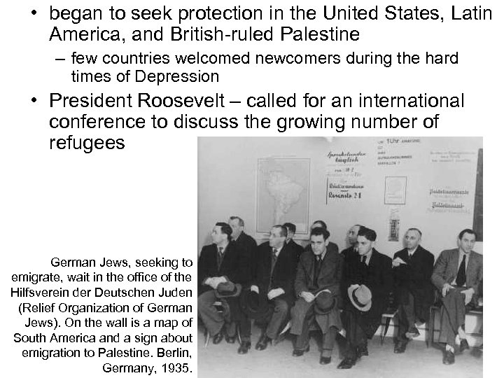  • began to seek protection in the United States, Latin America, and British-ruled