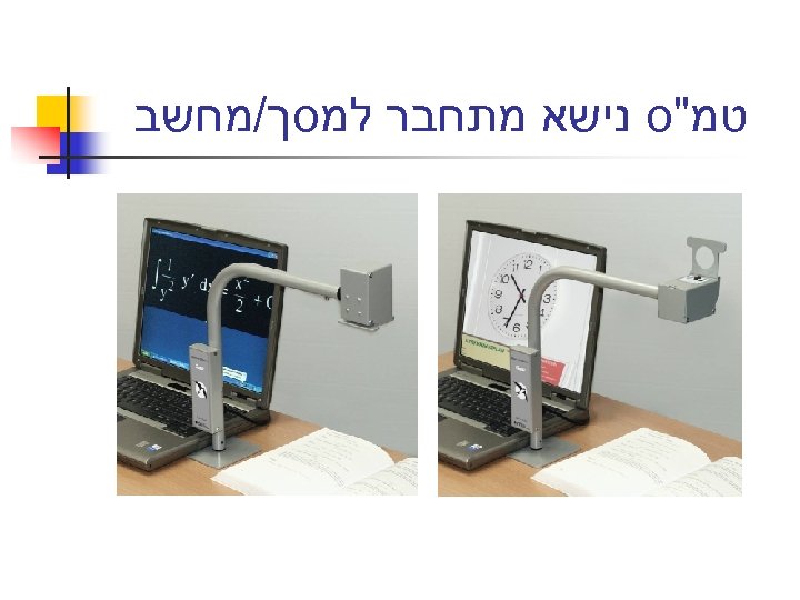  טמ"ס נישא מתחבר למסך/מחשב 