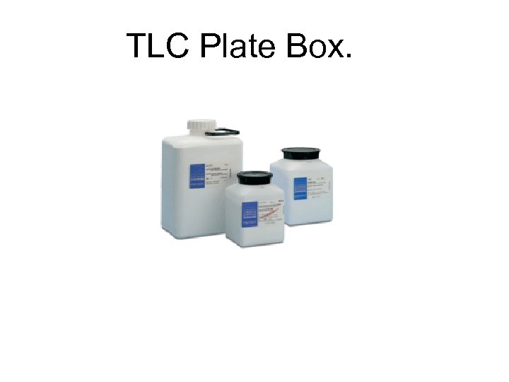 TLC Plate Box. 