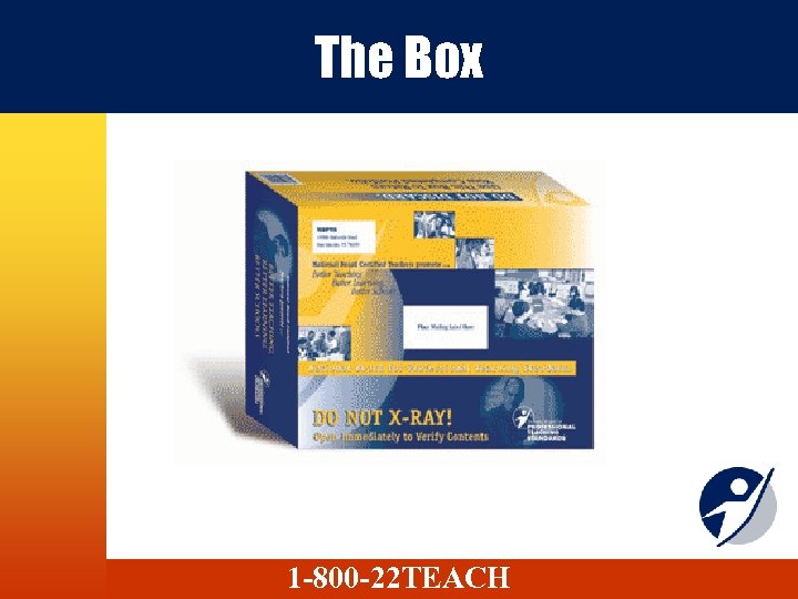 The Box 1 -800 -22 TEACH 