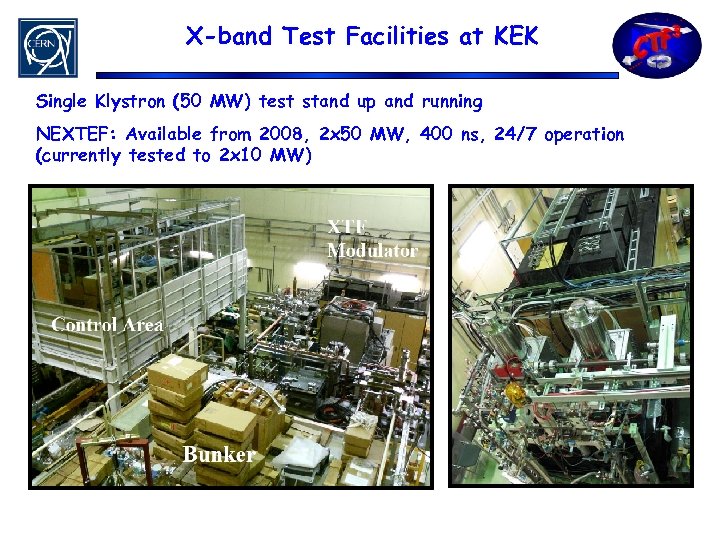 X-band Test Facilities at KEK Single Klystron (50 MW) test stand up and running