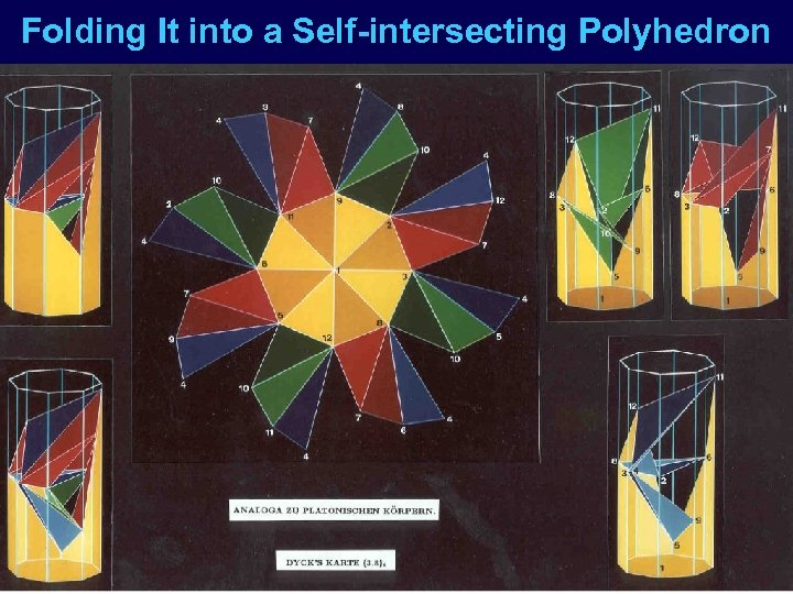 Folding It into a Self-intersecting Polyhedron 