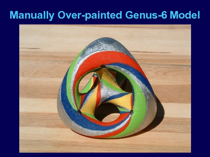 Manually Over-painted Genus-6 Model 