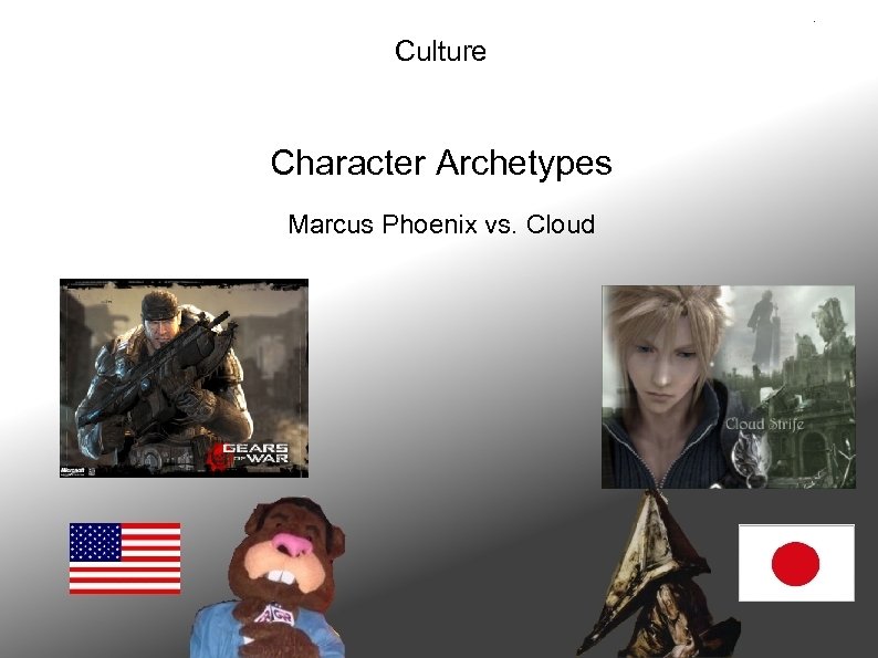 Culture Character Archetypes Marcus Phoenix vs. Cloud 