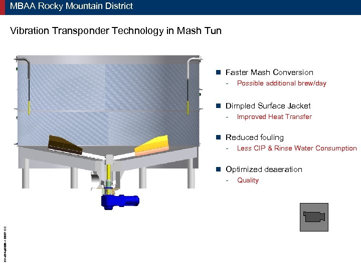 MBAA Rocky Mountain District Vibration Transponder Technology in Mash Tun g Faster Mash Conversion