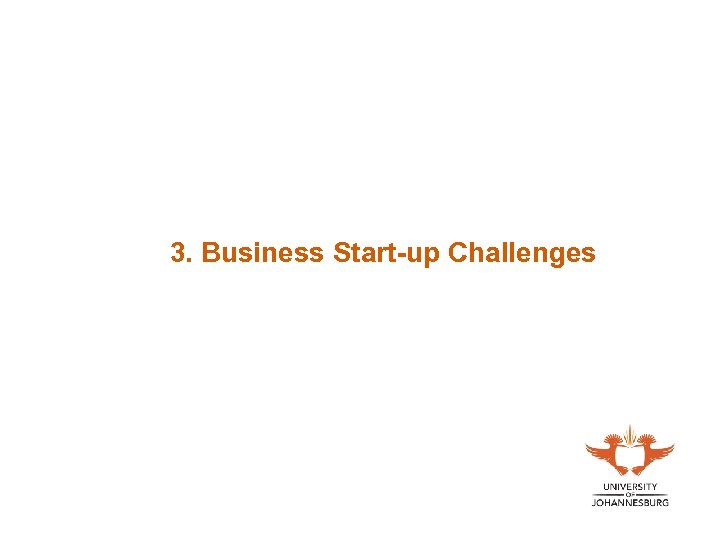 3. Business Start-up Challenges 