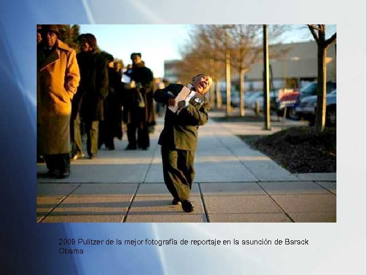 2009 Pulitzer de la mejor fotografía de reportaje en la asunción de Barack Obama