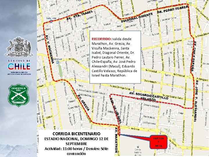 AV. S BEL ISA TA. DIAG TE RIEN AL O ON EDRO DR. P