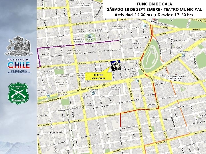 FUNCIÓN DE GALA SÁBADO 18 DE SEPTIEMBRE - TEATRO MUNICIPAL Actividad: 19. 00 hrs.