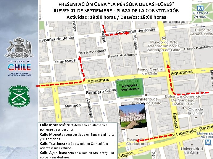 PRESENTACIÓN OBRA “LA PÉRGOLA DE LAS FLORES” JUEVES 01 DE SEPTIEMBRE - PLAZA DE