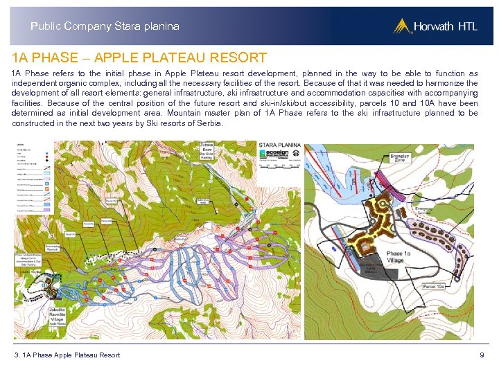 Public Company Stara planina 1 A PHASE – APPLE PLATEAU RESORT 1 A Phase