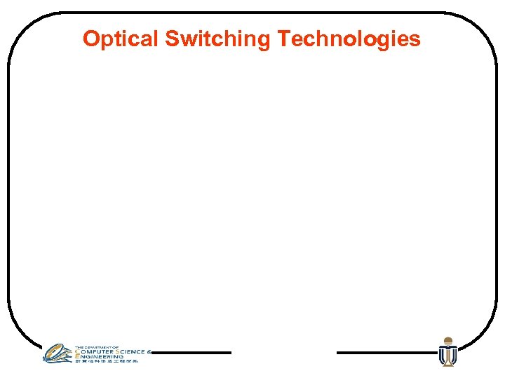 Optical Switching Technologies 