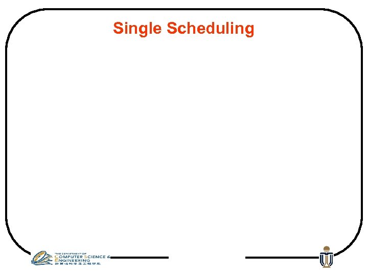 Single Scheduling 