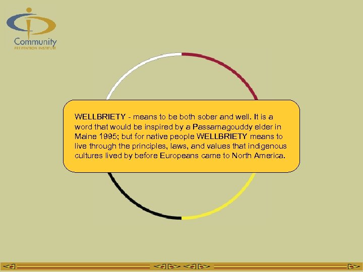 WELLBRIETY - means to be both sober and well. It is a word that