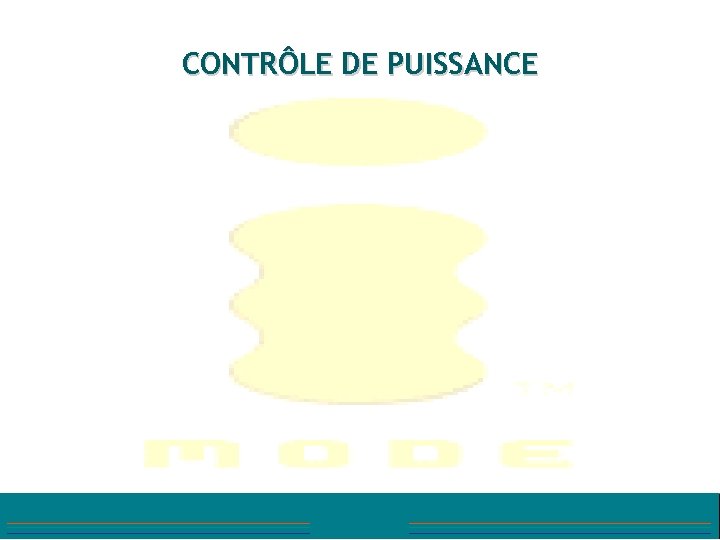 CONTRÔLE DE PUISSANCE 