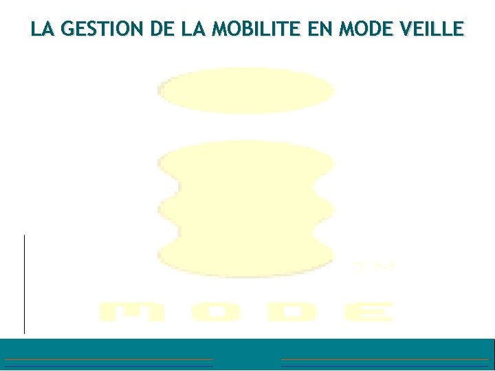 LA GESTION DE LA MOBILITE EN MODE VEILLE 