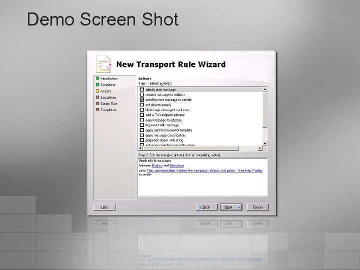 Demo Screen Shot 