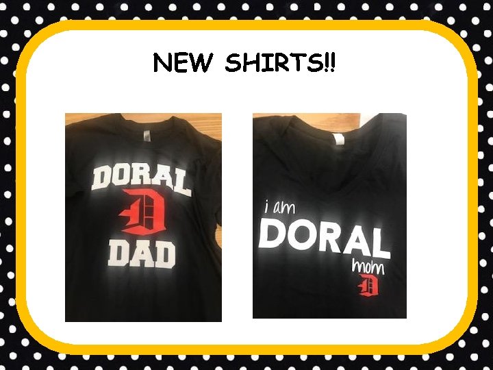 NEW SHIRTS!! 