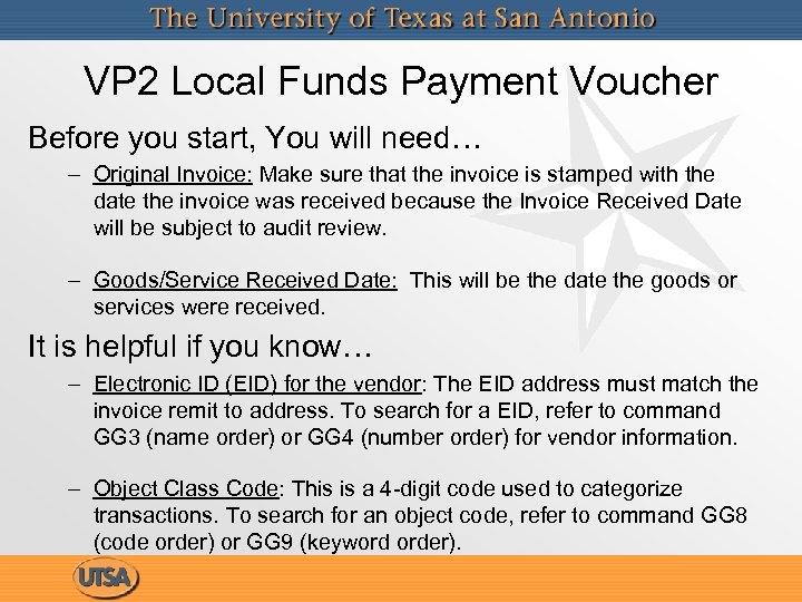 VP 2 Local Funds Payment Voucher Before you start, You will need… – Original
