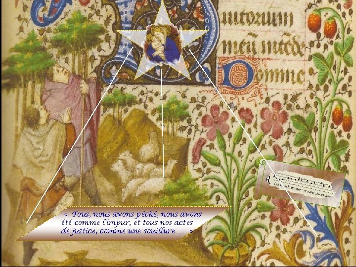 « Tous, nous avons péché, nous avons été comme l'impur, et tous nos