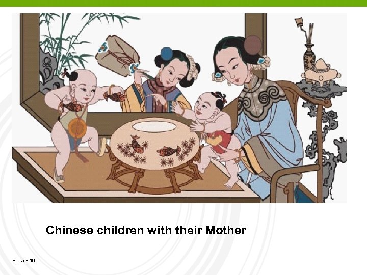 Chinese children with their Mother Page 16 