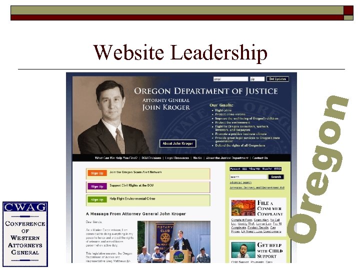 Oreg on Website Leadership 
