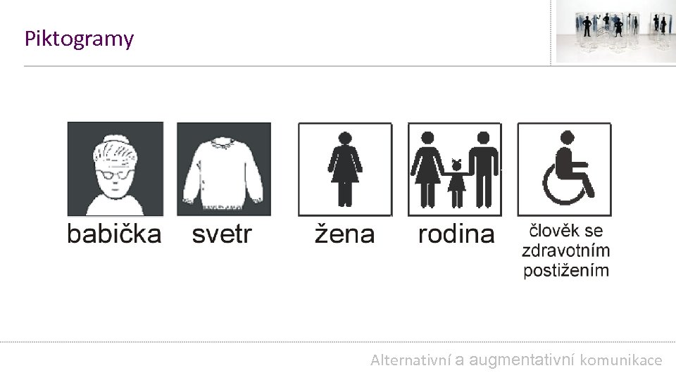 Piktogramy Alternativní a augmentativní komunikace 