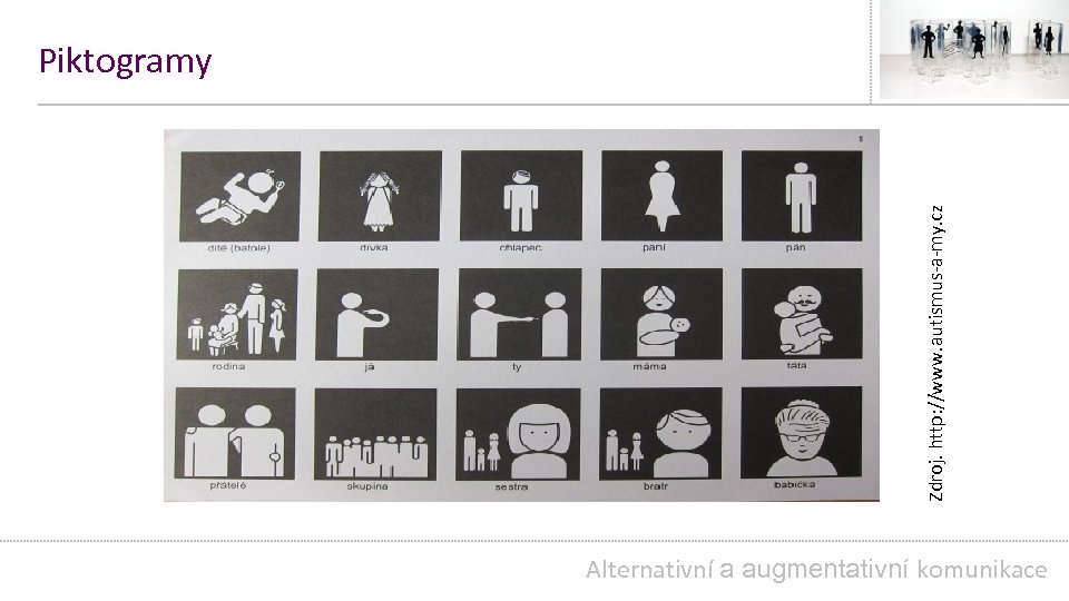 Zdroj. http: //www. autismus-a-my. cz Piktogramy Alternativní a augmentativní komunikace 
