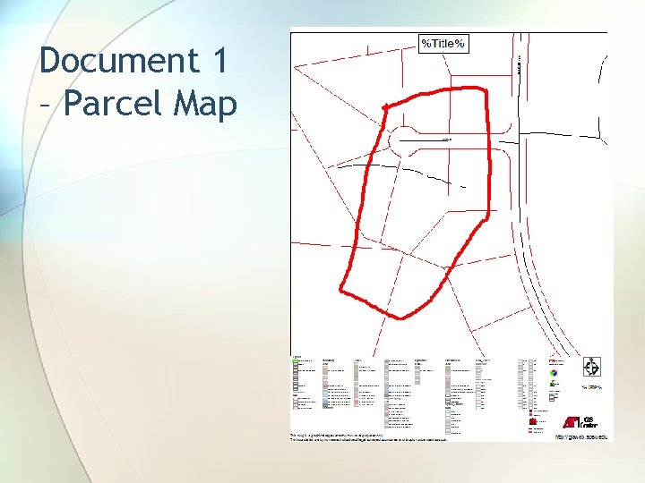 Document 1 – Parcel Map 