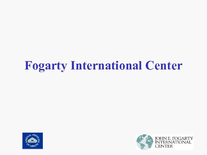 Fogarty International Center 