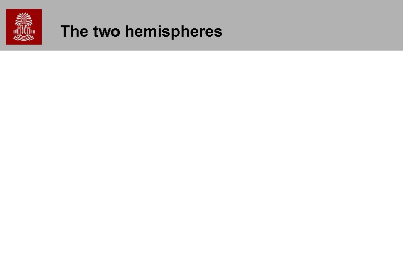 The two hemispheres 