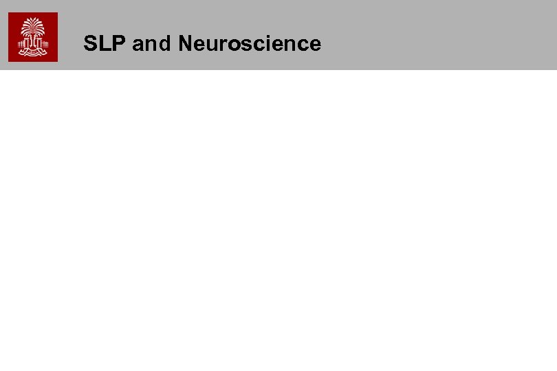 SLP and Neuroscience 